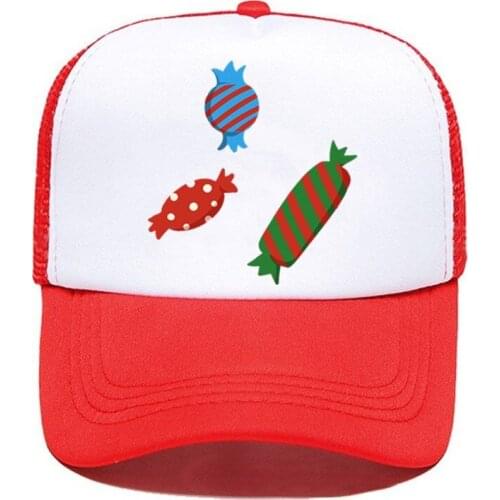Christmas Adjustable 1PCS Mesh Cap Custom Logo Hat BlacK Red Green Snapback Wholesale White Men Women Simple Casual Wholesale
