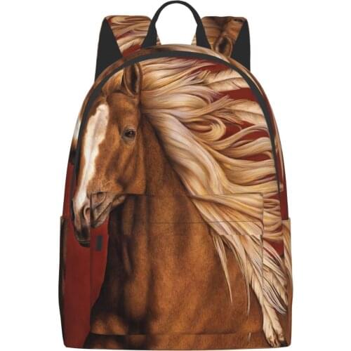 Sun Horse Art Girl backpack boy computer backpack man backpack woman backpack