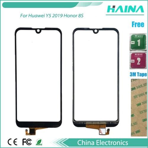 Tape Touch Panel Sensor For Huawei Y5 2019 Honor 8S AMN-LX9 AMN-LX1 AMN-LX2 AMN-LX3 Touch Screen Digitizer Touchscreen Glass