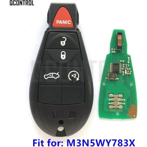 QCONTROL Remote Smart Key for DODGE Car Vehicle Charger Challenger Durango Grand Caravan Journey Keyless IYZ-C01C M3N5WY783X