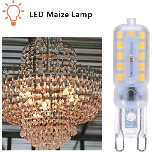 LED Corn Bulb Spotlight No Flicker LED Lamps Hanging Super Long Life Cage Lampshade Ceiling Light for Living Room