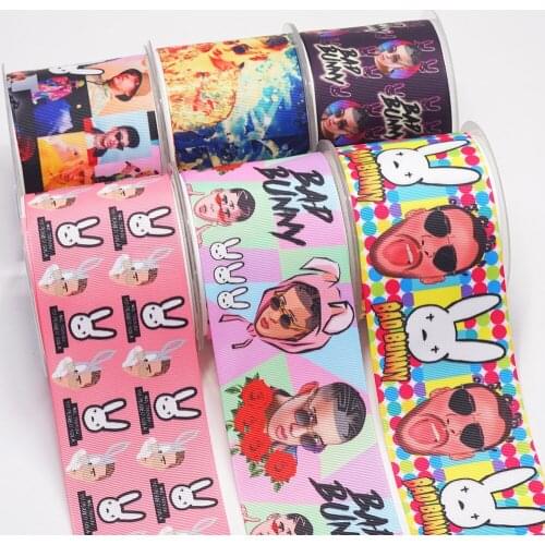 3 Inch 75 mm Cartoon Printed Grosgrain Ribbons For Hair Bows Craft Suppliers 51330
