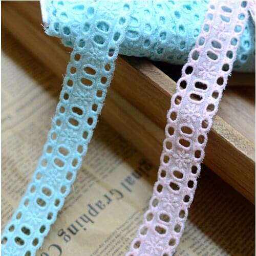 5 Meters Grey Beige Cotton Cloth Embroidered Lace Fabrics Womens Clothing DIY Cotton Lace Trim 3cm Width Free Shipping