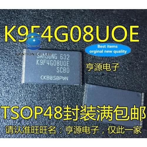 5PCS K9F4G08U0D-SCBO K9F4G08UOE-SCBO K9F4G08U0B-PCBO flash TSOP48 in stock 100% new and original
