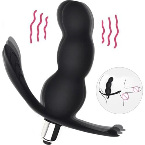 Anal Bullet Vibrator For Male Prostate Massager Anus Bead Stimulator Sex Toys For Men Testicle Sex Egg Masturbator Vibration