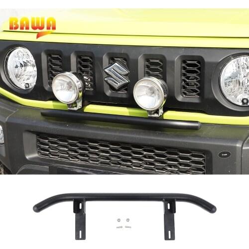 BAWA Car Front Bumper Grills Spotlight Front grille headlamp Bracket Supports Off-Road Accessories for Suzuki Jimny 2019 2020