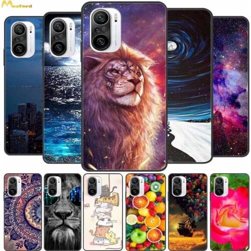 For Xiaomi Poco F3 5G Case Fashion Girl Silicone Back Cover On for Poco F3 GT Phone Cases F3Pro F 3 Pro TPU Bumper PocoF3 Funda