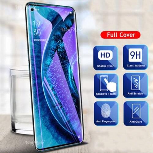 For Glass OPPO Find X2 Tempered Glass Full Cover HD Protective Glass Screen Protetor for OPPO Find X2 For OPPO Find X2 Pro Glass