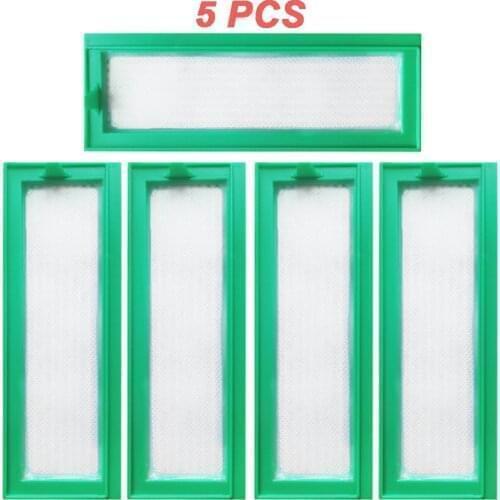 3/5 PCS HEPA Filter For Vorwerk Kobold RV20/RV30 Sweeping Robot Accessories Vacuum Cleaner Parts