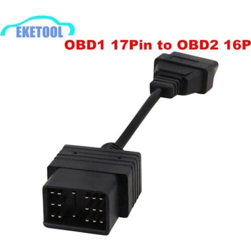 For Toyota 17Pin to OBD2 16Pin Female OBD Extension Connector Cable Diagnostic For Toyota 17 Pin DLC Lead OBD II 16Pin Cable