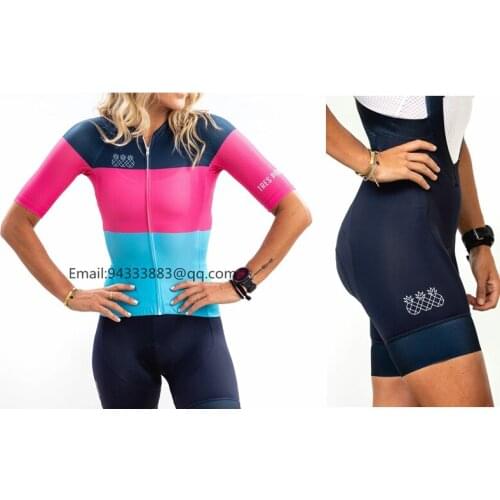 2020 Tres Pinas latest cycling sports suit summer short-sleeved road cycling womens clothing cycling set