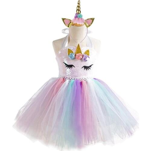 Baby Girls Pretty Cartoon Flower Dress For Wedding Party Dresses Kids Princess Christmas Dress Children Girls Cosplay Clothing