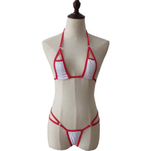 Micro bikini 2020 Sexy Sling rectangle Edge Hollow Mini Thong girl Beach spa swimwear women swimsuit biquini bikinis monokini