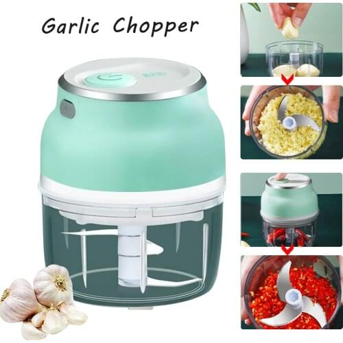 Mini Electric Fruit Vegetable Onion Garlic Cutter Food Speedy Chopper Slicer