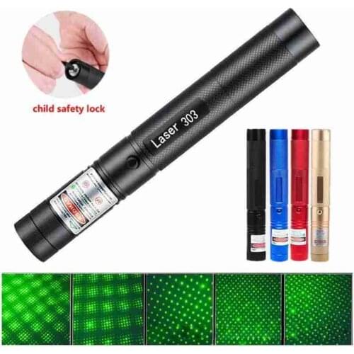 Powerful Pointer 303 Adjustable Focus 532nm Green Lazer Pen Pointer Light Pointer Pen for Hunting Sight
