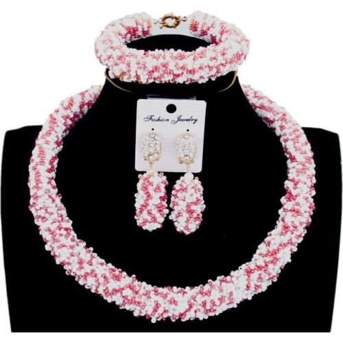 Dudo Store Fine Jewelry Sets 6 Colors Crystal Bridal Fashion Dubai Jewelry Set For Women African Beads Set Free shipping 2019