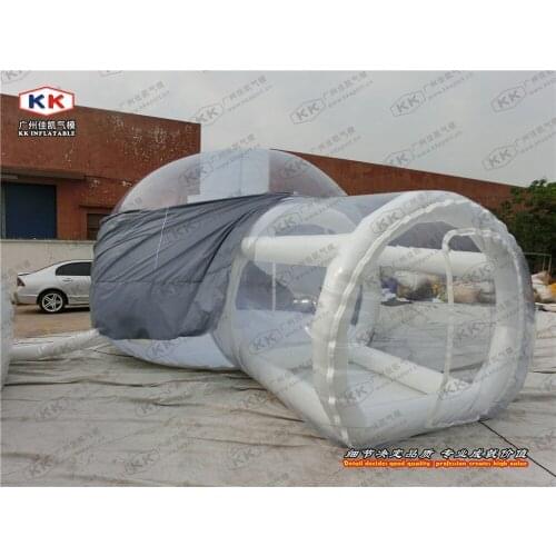 Garden party inflatable clear bubble dome tent with cover for sale