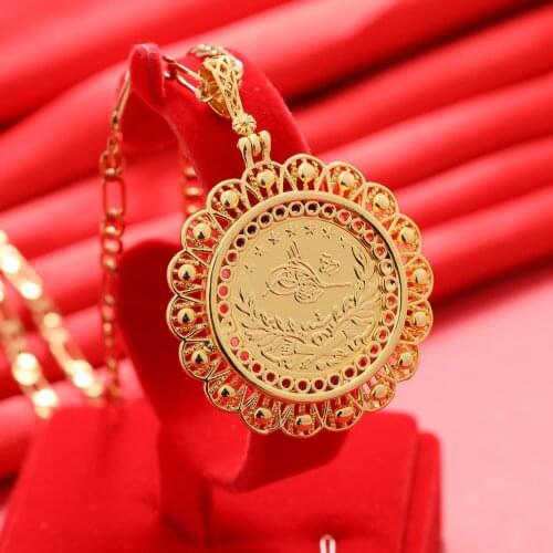 Gligli Small Necklaces For Women/Girl Gold Color Pendant Thin Chain Jewelry Ladies Festival Gift