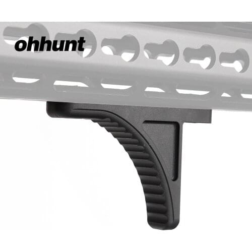 Weapon Tactical Hunting Hand Stop Handstop Barricade Rest For Keymod Rail Handguard Standard Interface Aluminum Black Tan