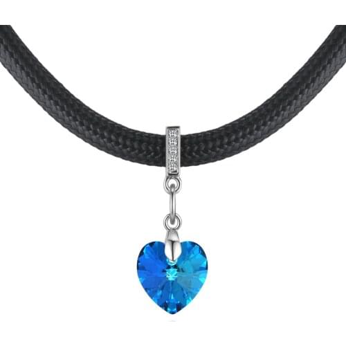 BAFFIN Heart Beads Crystals From Swarovski Chokers Necklaces For Women Rope Chain Statement Necklaces Fashion Wedding Jewelry