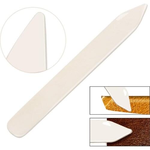 Portable Natural Bone Folder Tool For Scoring Folding Creasing Paper Leather Crafts For Handmade Leathercraft Tool