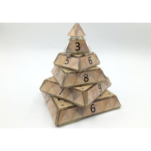 Room Escape props the Ancient Egyptian pharaoh pyramid prop wireless unlock open the door to escape chamber room