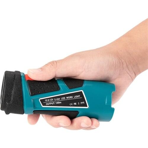 3W 10.8V-12V Handheld LED Light For Makita Lithium Rechargeable Lamps Flashlight Compatible with BL1013 BL1012 BL1014 battery