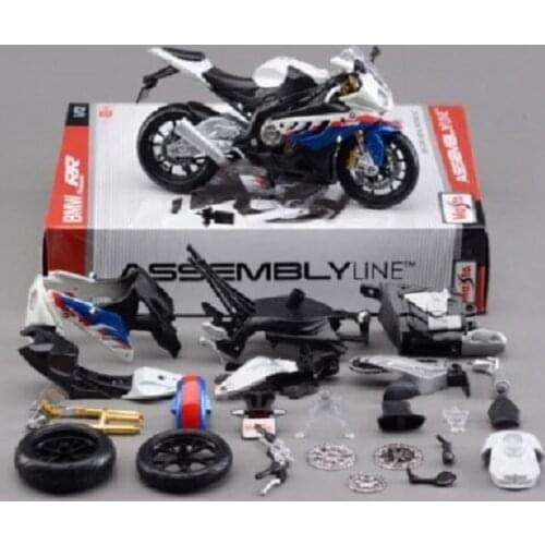 Maisto 1:12 BMW S1000RR Assemble DIY Motorcycle Bike Model Toy New In Box