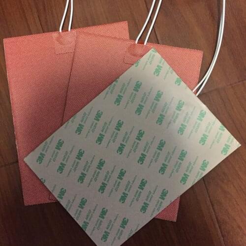 Silicone heater pad heater 48V 1000W 410mmx410mm for 3d printer heat bed 1pcs 3M adhesive backing