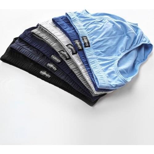 6pcs\Iot Mens Briefs Panties Men Cotton Underwear Briefs Breathable Solid Brief Panties for Men Sexy Underpants Shorts 4X 5XL