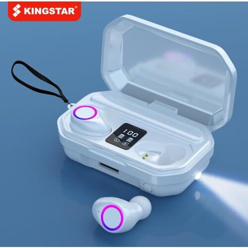KINGSTAR TWS 5.0 Bluetooth Earphones Wireless Headphones Earbuds Headsets With Microphone Sports Waterproof Headsets