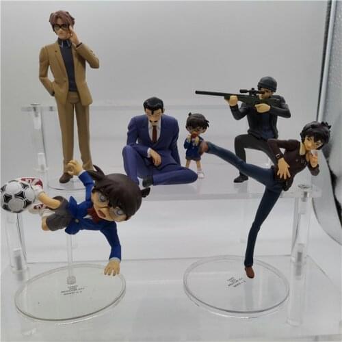 Japanese Anime Detective Conan Okiya Subaru Mouri Kogoro Sera Masumi Genuine Figures Ornaments Collectible Gifts Model Toy