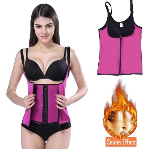SURE YOU LIKE Women Waist Trainer Push Up Vest Tummy Belly Girdle Body Shaper Waist Cincher Vest Corset Slimming Body Shapewear