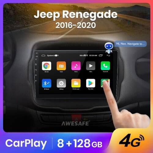 AWESAFE PX9 For For Jeep Renegade 2016 2017 2018 - 2020 Car Radio Multimedia Video Player Navigation GPS No 2 din DVD Android 10