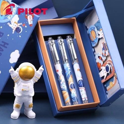 2021 Limited 3 Sets of Gel Pens Japan Pilot P500 Student Exam Special Black Large-capacity Fountain Pen Writing Smoothly 0.5mm