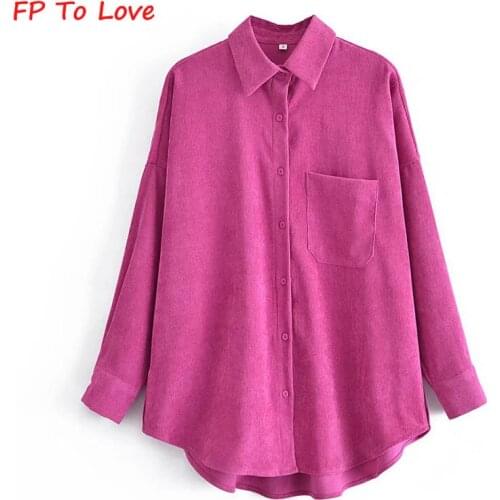 FP TO LOVE Women's Corduroy Shirts