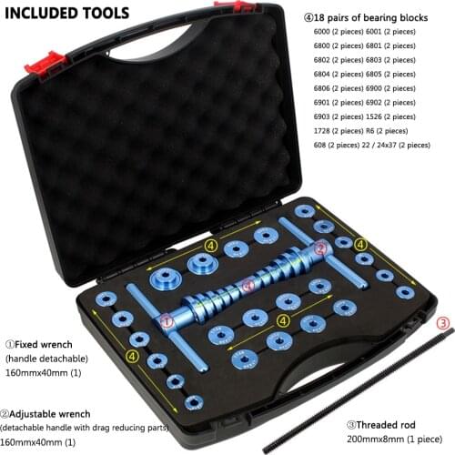 Bearings Extractor Installation Tool Wheels/Hub Bearings Press Set BB Axis Soft Tail Frame Press Tool Set Bicycle Accessory