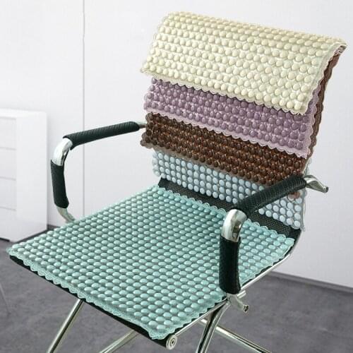 Summer Chair Cushion Ceramic Sofa Cushions Dining Chair Cover Home Car Office Square Breathable Cool Cushion Living Room Decor