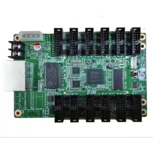 Linsn RV908 receiving card for full color display,with 12 hub75 port integrated;extra hub75 no needed any more