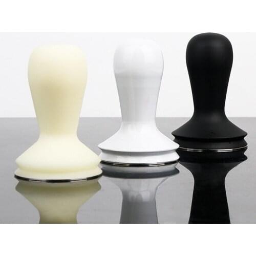 58MM Frosted Handle Tamper Stainless Steel Base Detachable Base Powder Press Solid Hammer Coffee Accessories For Barista