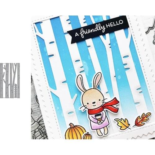 Metal cutting dies birch trees branch cut die mold Scrapbook cards making paper craft knife mould dies new 2019 diecuts