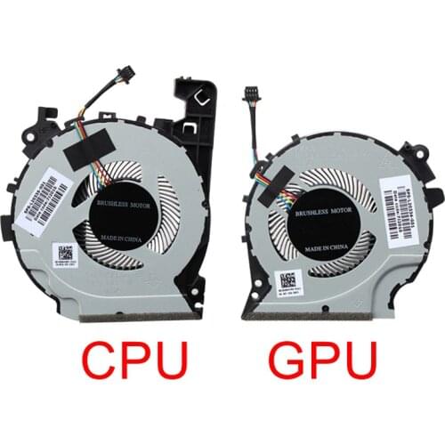 New CPU GPU Cooling Fan For HP 15-CX 15-CX0598NA 15-CX0040NR 15-CX0071NR 15-CX0999NL TPN-C133 fan cooler L20334-001 L20335-001