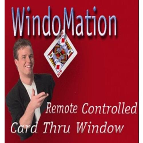 CYRIL WindoMation RREMOTE CONTROLLED Card Thru Window! Card Magic Tricks Gimmick Illusions Stage Magic Magician Tool