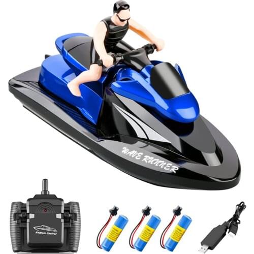 RC Boat 809 2.4G Remote Control Motorboat Water Speedboat Yacht Airship RC Boat Waterproof Electric Childrens Toy Boat