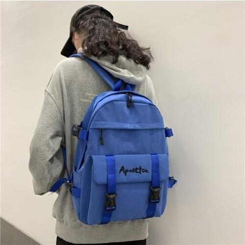 Buckle Women Backpack High Quality Waterproof Oxford Shoulder Bag Schoolbag For Teenagers Girls Large Capacity Bookbag Mochilas