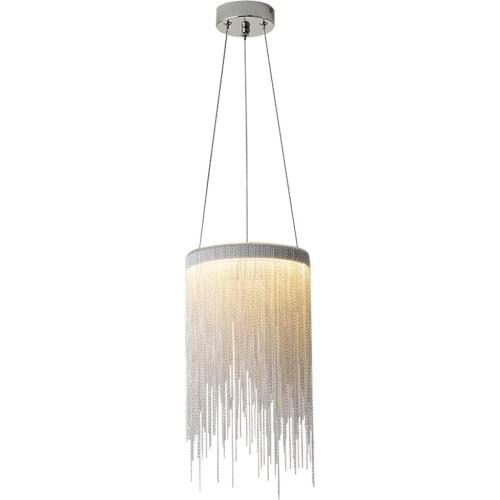 Nordic style Tassel Led Pendant Lights Post-Modern Aluminum Chains LED Pendant Light Dining Room Living Room Bedroom Light