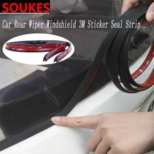 1.8M Car Rear Wiper Windshield Moulding Seal Strip Sticker For Ford Focus 2 3 1 Fiesta Mondeo Kuba Ecosport Mini Cooper R56 R50