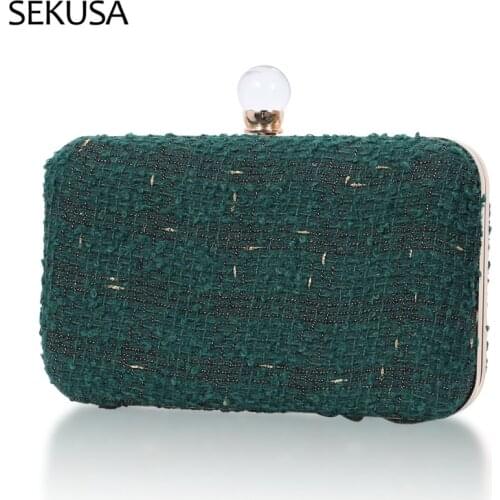 Vintage Women Evening Bags Hollow Out Style Ladies Party Brida Handbag Mixed Color Small Flap Day Clutch