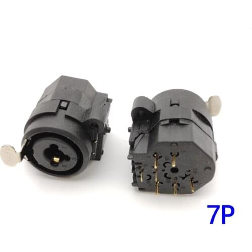 XLR+6.35MM Dual Functions 3Pin XLR Female Jack Socket Panel Mount + Audio Jack 6.35mm Female Connector Professional Speaker Plug