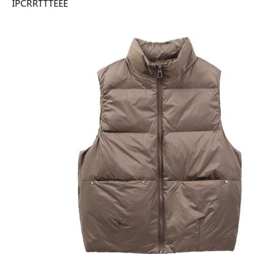Women Autumn Winter Sleeveless Vest Down Jacket Female Warm White Duck Down Vests Sleeveless Jacket